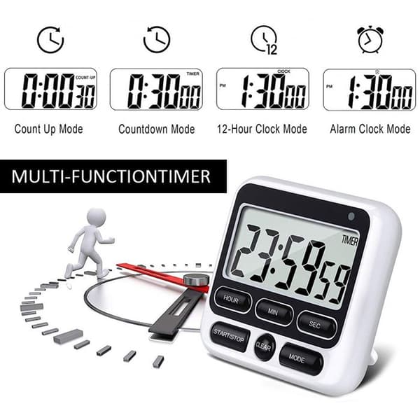 Sort Digital Køkkentimer