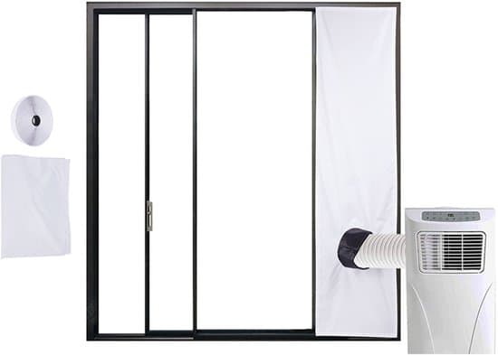 AC vinduesforseglingssæt, 300 cm, skydedøre, hvid