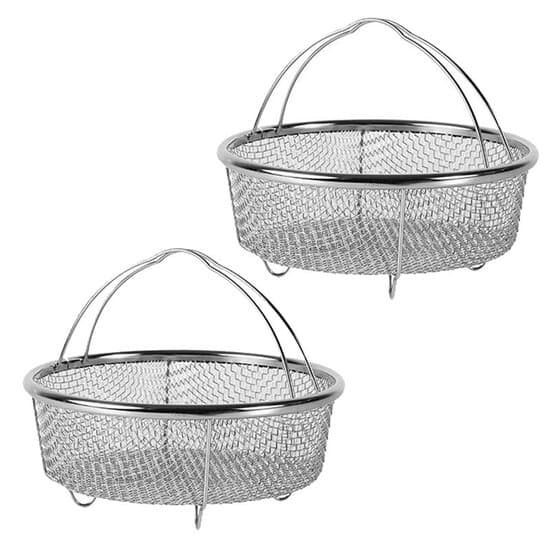 2-delat finmaskigt silset - 201 rostfritt stål - silver - 20 cm
