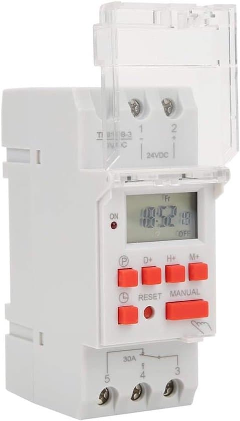 Digital timer til kedel – 30A, LCD, 1-sekund justerbar, 220V