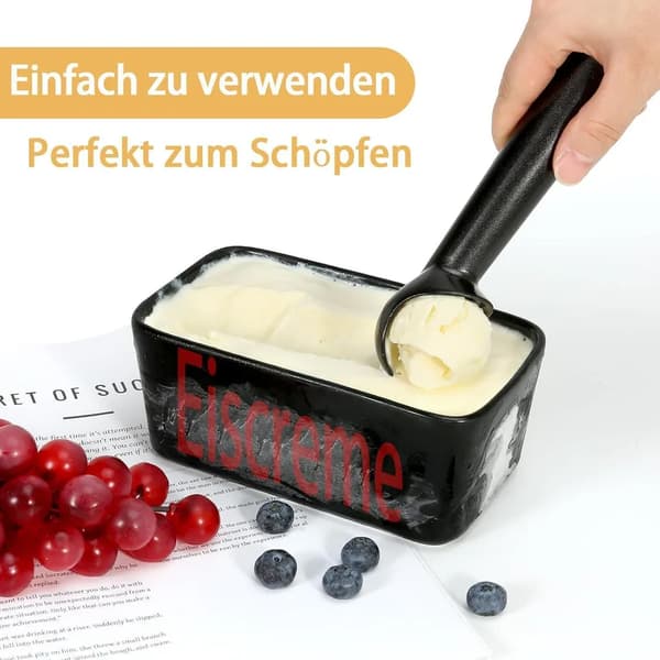 Isvafler, non-stick belægning, 18cm x 4cm, sort.