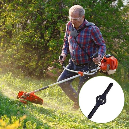 30 delar - plastbytesblad, trimmerblad, gräsklipparblad, gräsklippartillbehör, bytesblad för sladdlösa trimmers - (svart)
