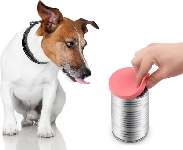 Låg til foderdåser, 3-pak, lavet af silikone, velegnet til vådt hunde- og kattefoder, universalstørrelse, passer til de fleste standardstørrelser af dåsefoder til hunde og katte.
