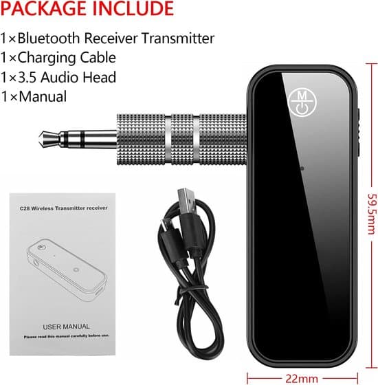 Bluetooth-lähetin - vastaanotin - sovitin