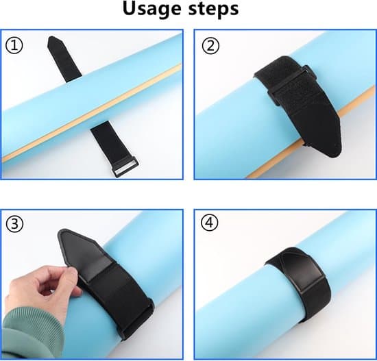 10-pak sorte 3,8x35 cm elastiske cykelankelstropper med velcro og spænder