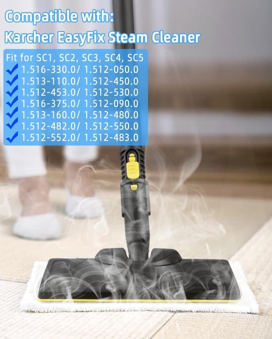 Mikrofiberersättningsduk/dynaset - För Kärcher Easyfix SC-serien