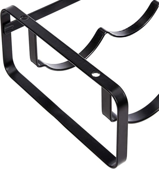 Vinstativ, stabelbart, bordmodel, sort, 40.01 x 9.5 x 19.99 cm