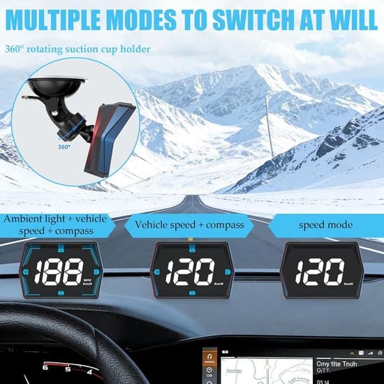 Head-Up Display Bil Digital GPS Speedometer (G20)