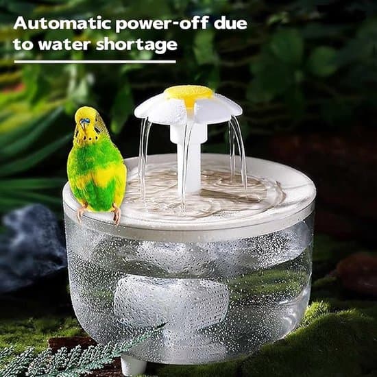 USB Automatisk Fuglebadekar - Recirkulerende Vand