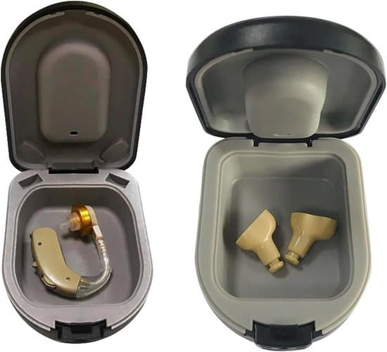 Bärbart hörapparatfodral - 0,1 liter - Svart