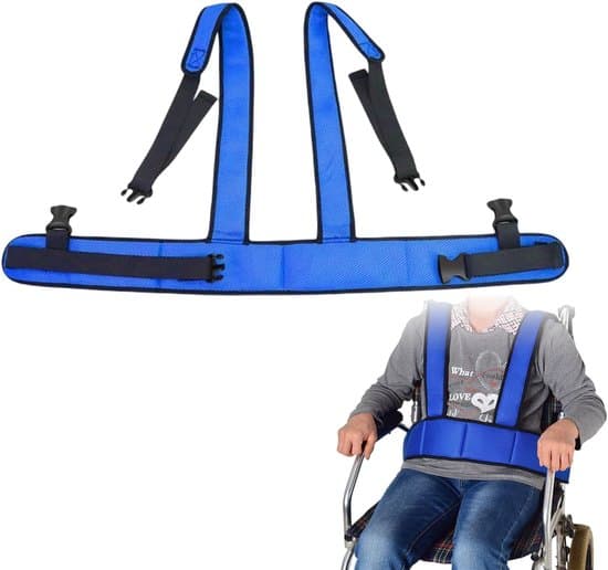 Justerbart brett rullstolsbälte - Blått