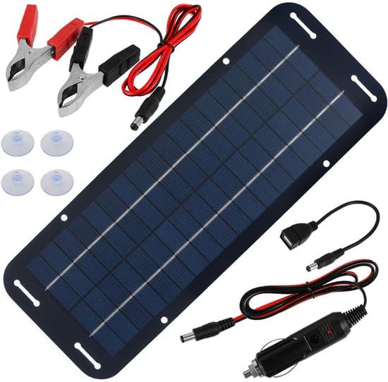 Vikbara solpaneler, 18V, IP65, USB, för bilar/husbilar/båtar