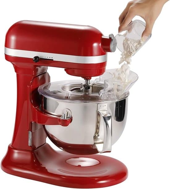 KitchenAid 5.5-7L yleiskoneen läpinäkyvä roiskesuoja vesisyötöllä