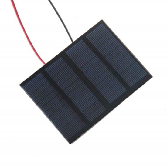 - Mini solpanel - 12 V 1,5 W - Hög effektivitet - Kompakt
