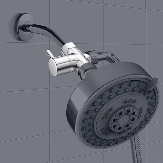 G1/2 Brusehoved Omskifterventil - 100% Ren Messing T-stykke Universal System Tilbehør