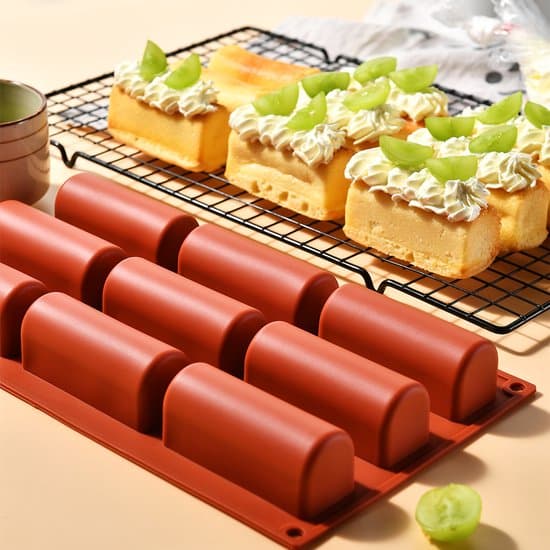 To silikone kageforme, halvcirkelformede bageforme, silikoneforme - DIY chokolade budding bageforme