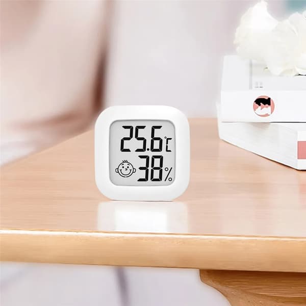 3-delt digitalt termometer og hygrometer