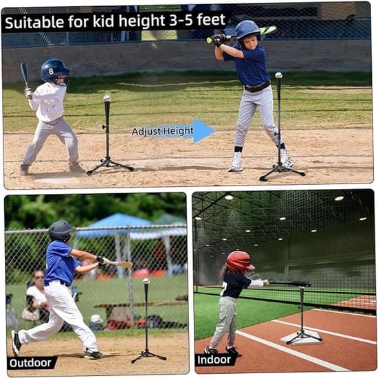 60-90 cm justerbart slagställ för baseboll/softboll
