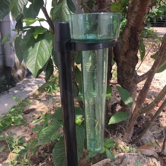 24 cm Plaststav-Typ Utomhus Väderstation Regnmätare