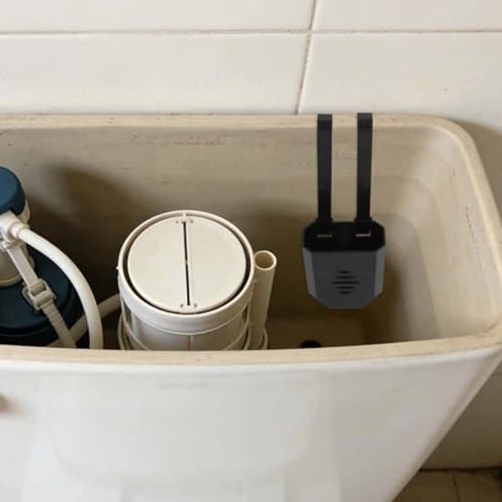Toiletkumme rengøringstabletholder - 2-delt sæt - Holdbart ABS-materiale