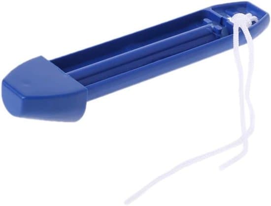 Pooltermometer - Poolvandtermometer - Temperaturmåling - Flydende design - Længde 24,8 cm - Blå