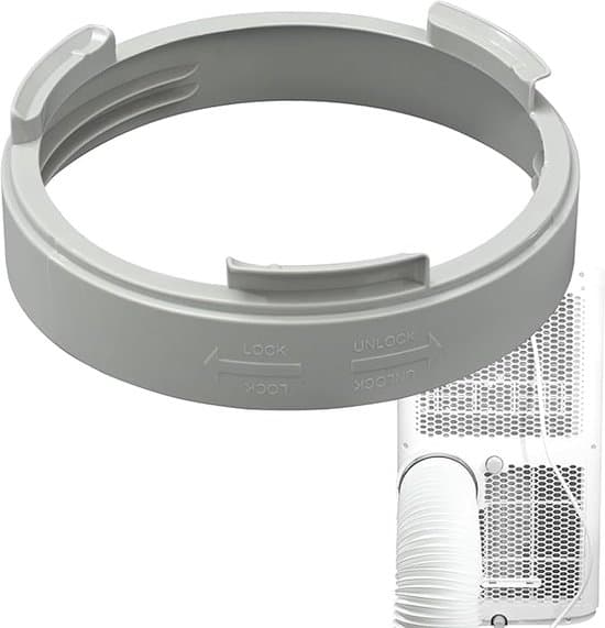 Ø150mm Bärbar AC Avgasrörsanslutningsadapter