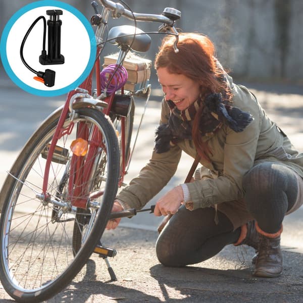 Cykelpump, minicykelpedalgolvtryckmätare