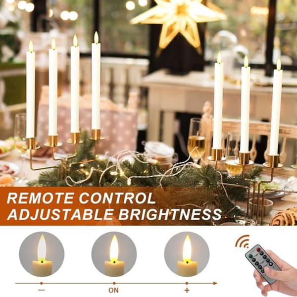 6 LED-lys - Lys - Dynamiske Flamme-lys