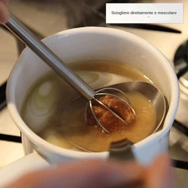 Dubbelhövdad smörvisp - silver