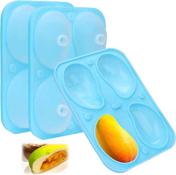 3D Mango Silikonformset - 4 Bakformar - 6 Minifunnlar