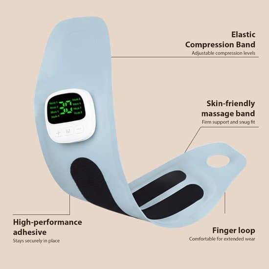 Håndledsmassager med EMS-massagefunktion, ergonomisk design, blå