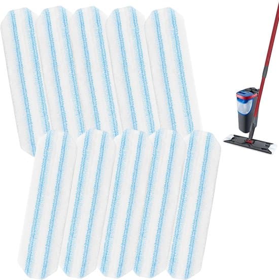 10-pack återanvändbara O-Cedar H2pro ersättningsmoppdynor
