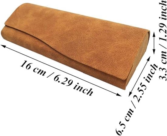 2-pack bruna och grå hårda glasögonfodral och påsar