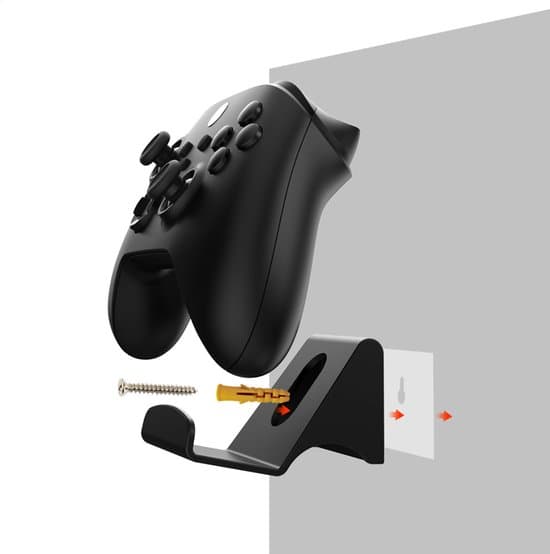 Universal opbevaringsstativ til spilcontroller, controllerbeslag/vægbeslag, egnet til PS4 og tilbehør til videospilcontrollere.