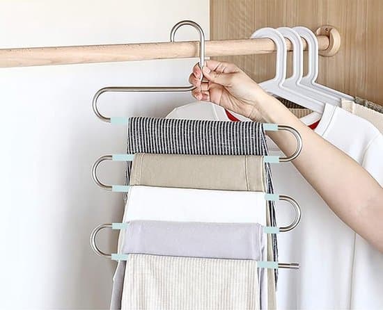 5-pack platsbesparande byxhängare