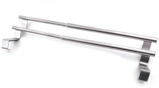 Jatkettava, poraamaton pyyheteline, kaksikerroksinen, 25-40 cm