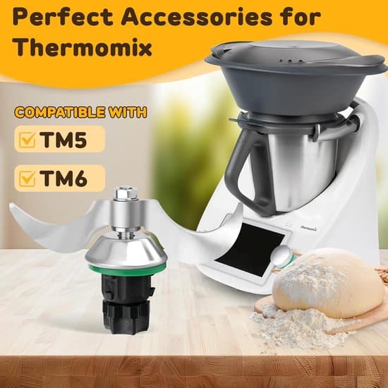 Udskiftningsklinge Egnet til Thermomix TM5 TM6 – Egnet til foodprocessor