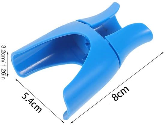 Øjendråbedispenser - Holder til flasker med øjendråber mod tørre øjne - Blå