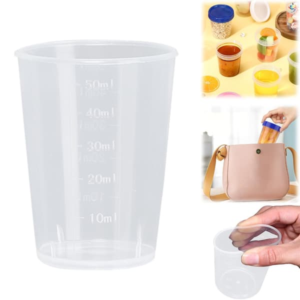 50 ml PP-plastmåttkopp