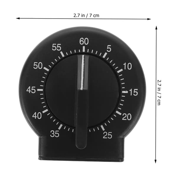 Batterifri timer, robust plast, multifunktionell 60-minuters kökstimer köksapparat.