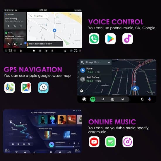 Langaton CarPlay- ja Android Auto -sovitin (CZHZ02), plug and play
