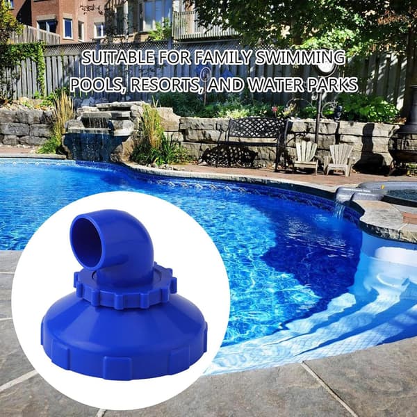 2-delt sæt til Intex Bestway pooldyseudløbsventilationsudstyr