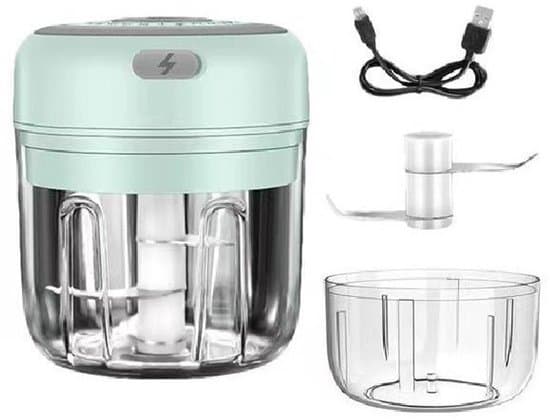 Elektrisk Minimatberedare - 250 ml + 100 ml - Grön