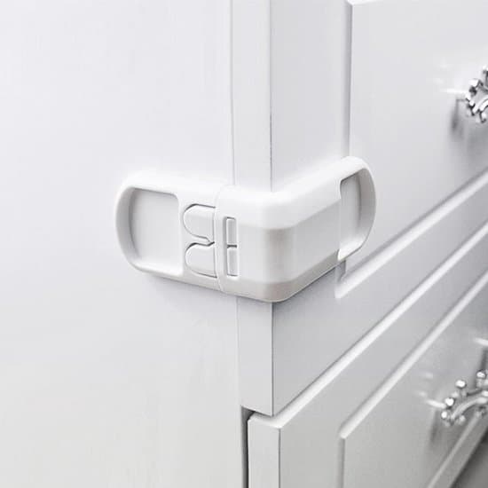 4-pack självhäftande barnskyddsskåp/lådlås