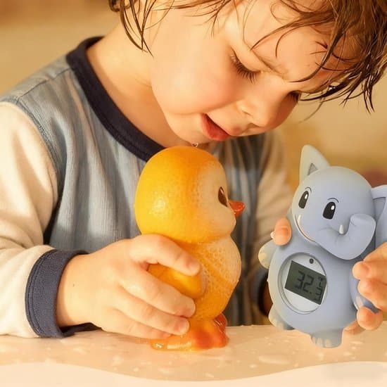 Babybadekartermometer, digital elefantformet smart bade- og poolmonitor