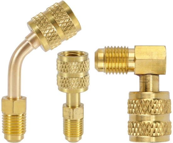 R410A Adaptersats - Mini Split System Anslutningar - Rak, 45° och 90° Vinkel
