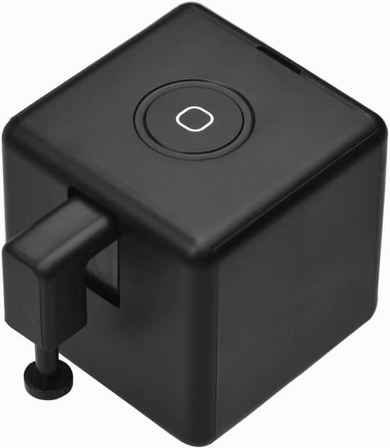 Smart Fingerbot - App-controller - Hjemmeautomatisering - App- og stemmestyring - 5,7 x 5,7 cm - Hvid