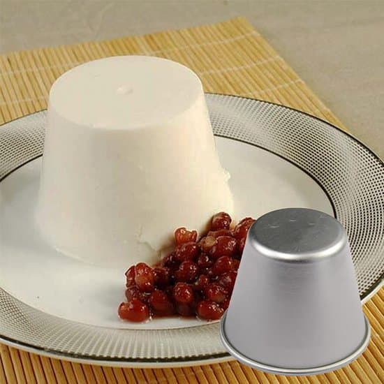 9-delad 7,8x7,5x5cm metallform för pudding/muffins