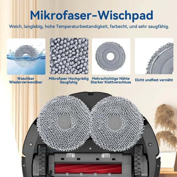 Velegnet til Roborock Qrevo Master/Slim 21-delt tilbehørssæt.