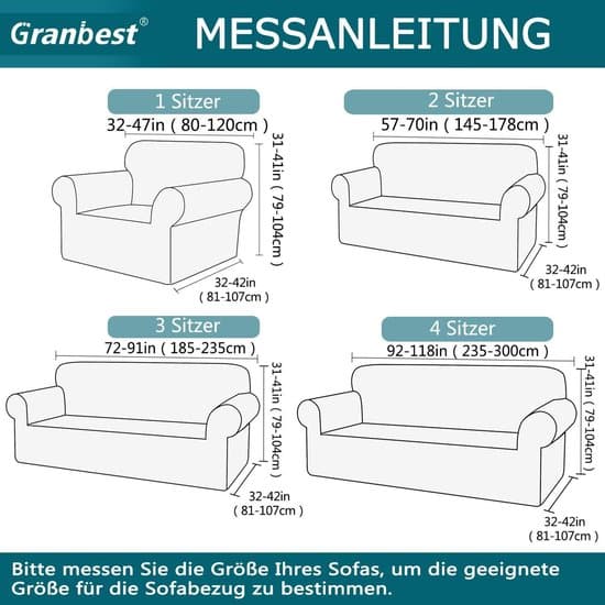 Vattentätt sofföverdrag 1 stycke elastan jacquard elastiskt - halkfritt skum - 3-sits grå